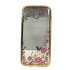 Capa Com Flor Desenho Samsung Galaxy J7 2017 J730 Dourado